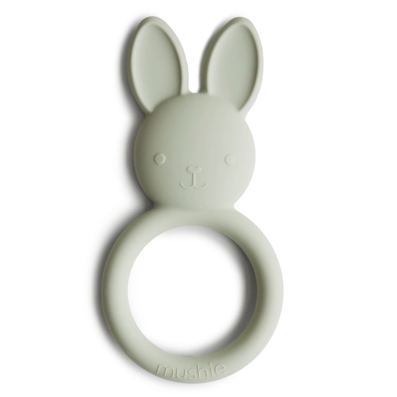 Mushie Teether - Bunny Sage